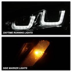 Spyder Auto - Spyder Auto DRL Projector Headlights Black/Clear for VW Golf 5080578 - Image 2