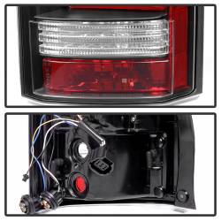 Spyder Auto - Spyder Auto 5080936 Black/Clear LED Taillights for 10-14 Land Rover LR4 - Image 4