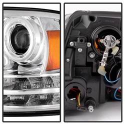 Spyder Auto - Spyder Auto Light Bar Headlights Chrome/Clear for Dodge Ram 5080998 - Image 2
