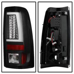 Spyder Auto - Spyder Auto 5081919 Black/Clear LED Taillights for 03-06 Silverado 1500/HD - Image 3