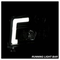 Spyder Auto - Spyder Auto Light Bar Headlights Black/Clear for 04-15 Titan 5085504 - Image 9