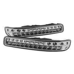 xTune Auto - xTune Auto 9027154 LED Front Bumper Lights Chrome/Clear - Image 1
