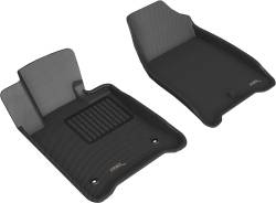 3D MAXpider - MAXpider L1AC00311509 Kagu Floor Mat Front Black 09-14 Acura TL FWD - Image 1