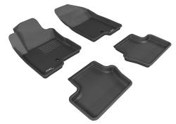 3D MAXpider - MAXpider L1JP00901509 Kagu Floor Mat Front Rear Black for Compass - Image 1