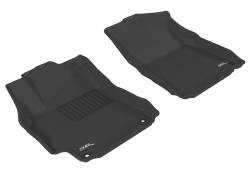 3D MAXpider - MAXpider L1TY08611509 Kagu Floor Mat Front Black for Camry - Image 1