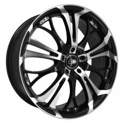 HD Wheels - HD Wheels Spinout 16x7 5x4.5/100 40mm Gloss Black/Machined SO16703740BK - Image 1