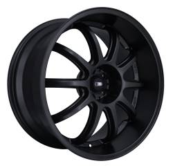 HD Wheels - HD Wheels Clutch 20x10 5x4.5 25mm Satin Black CL20106525SB - Image 1