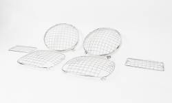 Kentrol - Kentrol 30488 Polished Wire Mesh Guard Set 6pc for 97-06 Jeep Wrangler TJ - Image 3