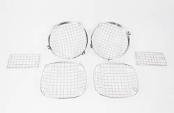 Kentrol - Kentrol 30488 Polished Wire Mesh Guard Set 6pc for 97-06 Jeep Wrangler TJ - Image 4
