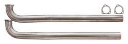 Pypes Performance Exhaust - Pypes DGA20S33 Stainless Steel Downpipes w/HO-RA 3 Bolt for 64-67 Pontiac - Image 1