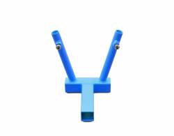 Steinjager - Steinjager Hitch Mount Dual Flag Holder-Playboy Blue for Wrangler TJ J0050116 - Image 1