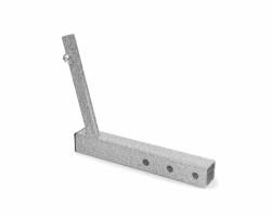 Steinjager - Steinjager Hitch Mount Single Flag Holder-Gray Hammer for Jeep JT J0050105 - Image 1