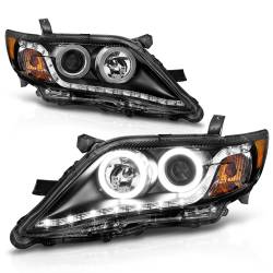 Anzo USA - Anzo USA Projector Headlight Set w/CCFL Halo Black for Camry 121442 - Image 2