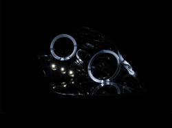 Anzo USA - Anzo USA Projector Headlight Set w/CCFL Halo Chrome Honda Prelude 121342 - Image 3