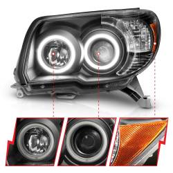 Anzo USA - Anzo USA Projector Headlight Set w/CCFL Halo Black for 4Runner 111320 - Image 3