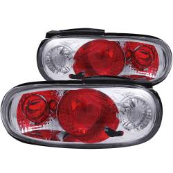 Anzo USA - Anzo USA Chrome Euro Clear Lens Taillight Set Mazda Miata 221075 - Image 1