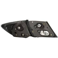 Anzo USA - Anzo USA Chrome LED Clear Lens Taillight Set Honda Civic Sedan 321325 - Image 2