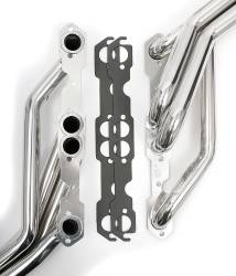 Hedman Hedders - S10/SB CHEVY V8 ENGINE SWAP HEADERS LONG TUBE- HTC Silver Ceramic Coated - Image 2
