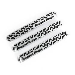 Rugged Ridge - Rugged Ridge 13311.52 Elite Door Handle Inserts Contrast Tread 07-18 Wrangler JK - Image 1
