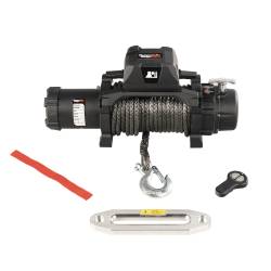 Rugged Ridge - Rugged Ridge 15100.25 Trekker Winch 12500 LBS Synthetic Rope IP68 Waterproof Wir - Image 1