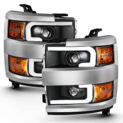 Anzo USA - Anzo 111359 Projector Headlight Set for Silverado 2500HD 3500HD - Image 1