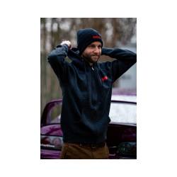 Holley - Holley 10433-SMHOL Zip-Up Hoodie Small Charcoal - Image 5