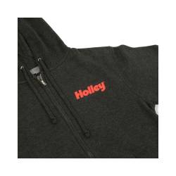 Holley - Holley 10433-XLHOL Zip-Up Hoodie XL Charcoal - Image 2