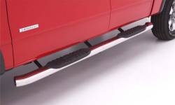Lund - 5 In Curved Oval Nerf Bars Stainless Steel Polished - Image 2