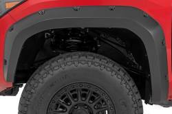 Rough Country Suspension Systems - Rough Country F-T12421 Black Pocket Fender Flares for 24+ Toyota Tacoma - Image 5