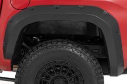 Rough Country Suspension Systems - Rough Country F-T12421 Black Pocket Fender Flares for 24+ Toyota Tacoma - Image 6