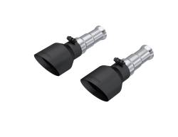 MBRP Exhaust - MBRP Exhaust T5200BLK Tip Set 5" OD Dual Wall Angle Cut Black - Image 1