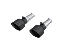 MBRP Exhaust - MBRP Exhaust T5199BLK Tip Set 5" OD Dual Wall Angle Cut Black - Image 1