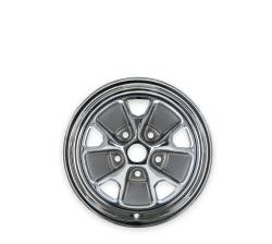 Scott Drake - Scott Drake C5ZZ 14X5 5x4.5 -19mm Charcoal/Chrome C5ZZ-1007-AR - Image 3