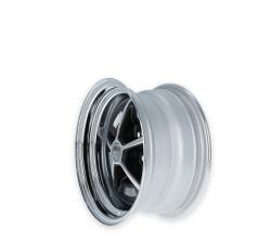 Scott Drake - Scott Drake D1ZZ-1007-BR Magnum 500 14x7 5x4.5 -6mm Black/Chrome - Image 1