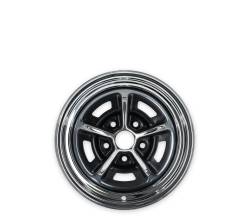 Scott Drake - Scott Drake D1ZZ-1007-BR Magnum 500 14x7 5x4.5 -6mm Black/Chrome - Image 6