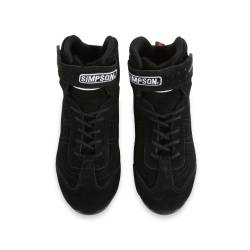 Simpson Safety - Simpson Safety AD012BK Adrenaline Racing Shoes Youth 12 Black - Image 3