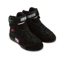 Simpson Safety - Simpson Safety AD012BK Adrenaline Racing Shoes Youth 12 Black - Image 4