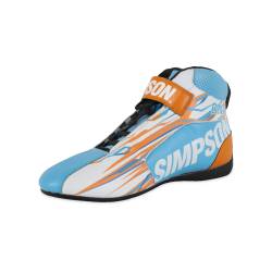 Simpson Safety - Simpson Safety DX2100N DNA X2 Racing Shoes 10 Orange/White/Blue - Image 3