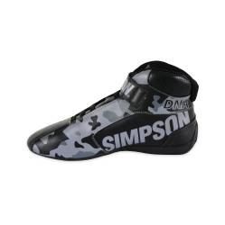 Simpson Safety - Simpson Safety DX2115K DNA X2 Racing Shoes 11.5 Black/Gray - Image 4