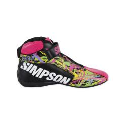 Simpson Safety - Simpson Safety DX2115S DNA X2 Racing Shoes 11.5 Black/Pink - Image 4
