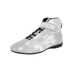 Simpson Safety - Simpson Safety DX2130W DNA X2 Racing Shoes 13 Gray/White - Image 1