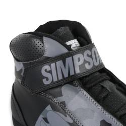 Simpson Safety - Simpson Safety DX2140K DNA X2 Racing Shoes 14 Black/Gray - Image 8