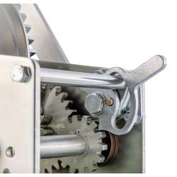 CURT - Hand-Crank 2-Speed Winch 3200 lbs 17.51 Low Gear Ratio 9.6" Handle - Image 4