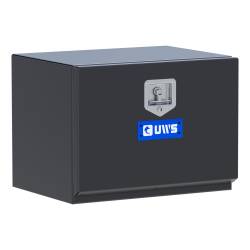 UWS - UWS ST-TBUB-24-MB Matte Black Steel 24" Single-Door Underbody Tool Box - Image 1