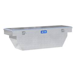 UWS - UWS TBSD-69-A Bright Aluminum 69" Deep Angled Crossover Truck Tool Box - Image 1