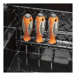 UWS - UWS TBSD-69-LBTA-B Gloss Black Aluminum 69" Deep Extra-Wide Crossover Tool Box - Image 6