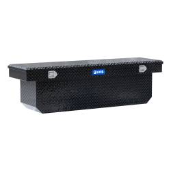 UWS - UWS TBSD-72-A-BLK Gloss Black Aluminum 72" Deep Angled Crossover Truck Tool Box - Image 1