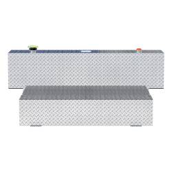 UWS - UWS TT-100HH Hammerhead-Style 100-Gallon Bright Aluminum L-Shape Transfer Tank - Image 2