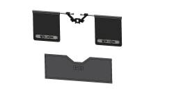 Blue Ox - Blue Ox BX88420 2IN RECEIVER INCLUDES ROCK SCREEN MUD FLAP SYSTEM BLACK - Image 2