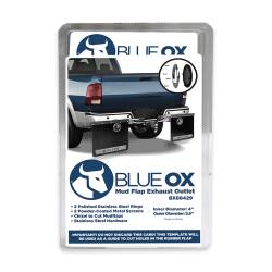 Blue Ox - Blue Ox BX88429 Mud Flap Exhaust Outlet Kit Silver for 2 PACK. - Image 2